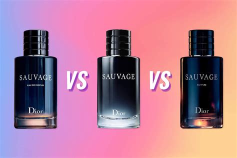 dior sauvage vs dior sauvage eau de parfum